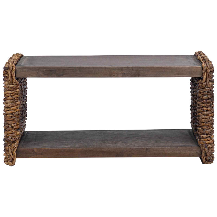 Masă laterală natural 44.5 x 45 x 45 cm Lemn masiv de mahon - WALTI WALTI