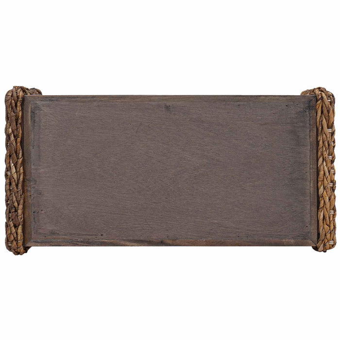 Masă laterală natural 44.5 x 45 x 45 cm Lemn masiv de mahon - WALTI WALTI