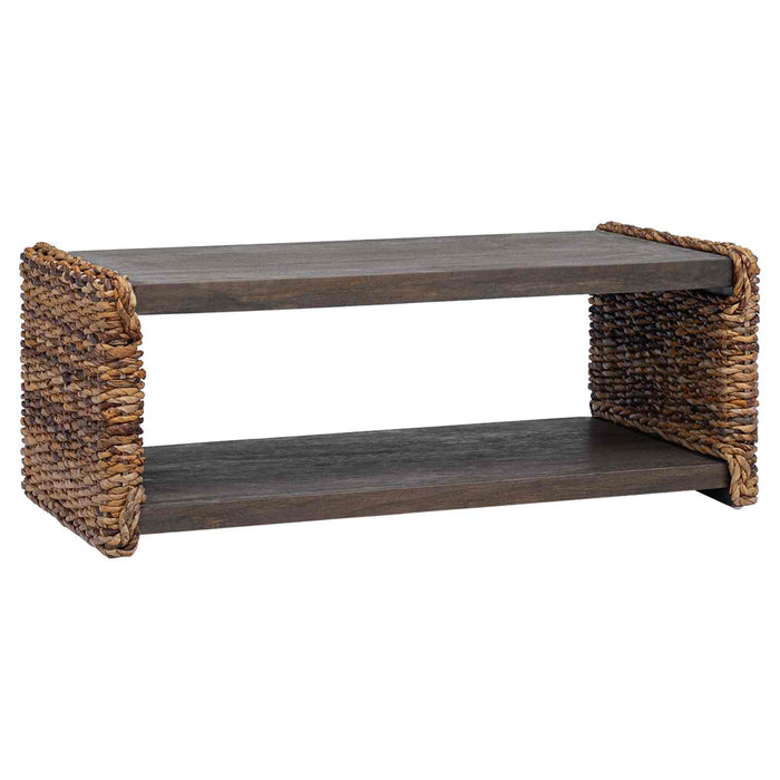 Masă laterală natural 44.5 x 45 x 45 cm Lemn masiv de mahon - WALTI WALTI