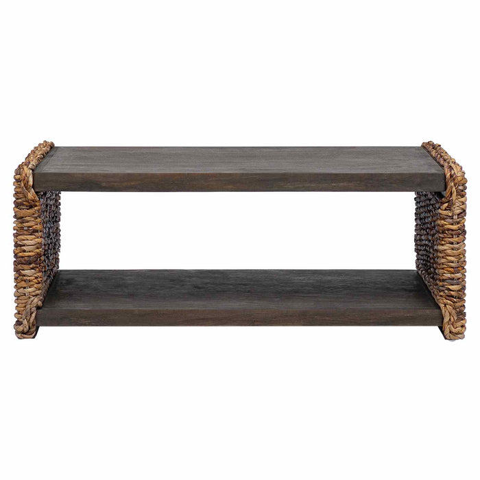 Masă laterală natural 44.5 x 45 x 45 cm Lemn masiv de mahon - WALTI WALTI