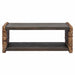 Masă laterală natural 44.5 x 45 x 45 cm Lemn masiv de mahon - WALTI WALTI
