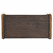Masă laterală natural 44.5 x 45 x 45 cm Lemn masiv de mahon - WALTI WALTI