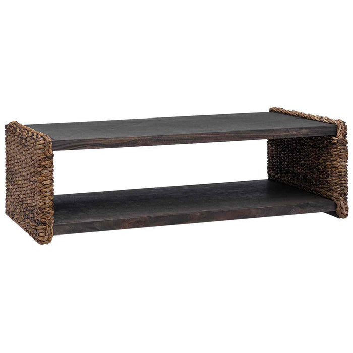 Masă laterală natural 44.5 x 45 x 45 cm Lemn masiv de mahon - WALTI WALTI