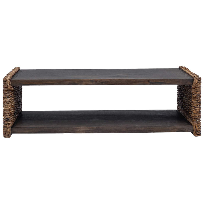 Masă laterală natural 44.5 x 45 x 45 cm Lemn masiv de mahon - WALTI WALTI