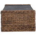 Masă laterală natural 44.5 x 45 x 45 cm Lemn masiv de mahon - WALTI WALTI