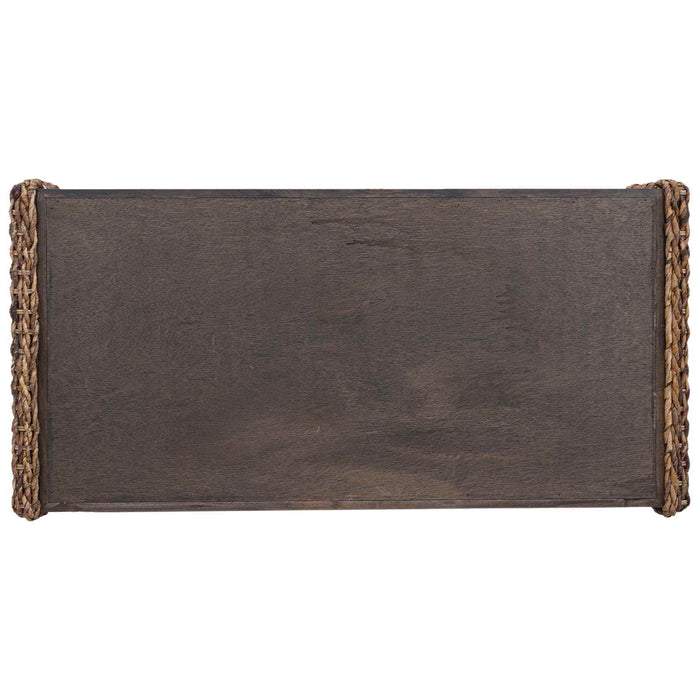 Masă laterală natural 44.5 x 45 x 45 cm Lemn masiv de mahon - WALTI WALTI