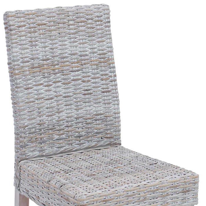 Scaun de sufragerie 2 pcs Alb spălat 45 x 54 x 93 cm - WALTI WALTI