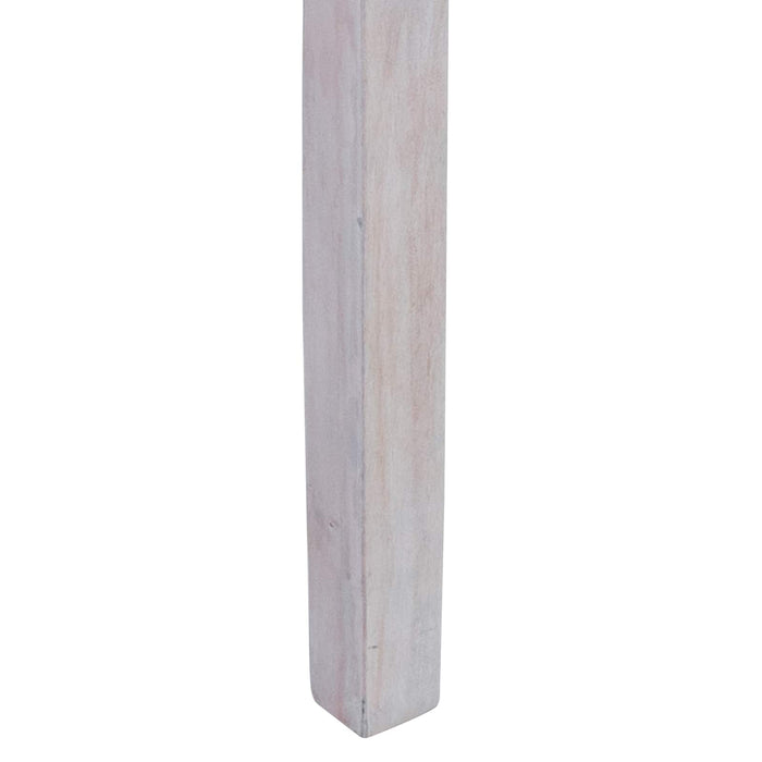 Scaun de sufragerie 2 pcs Alb spălat 45 x 54 x 93 cm - WALTI WALTI