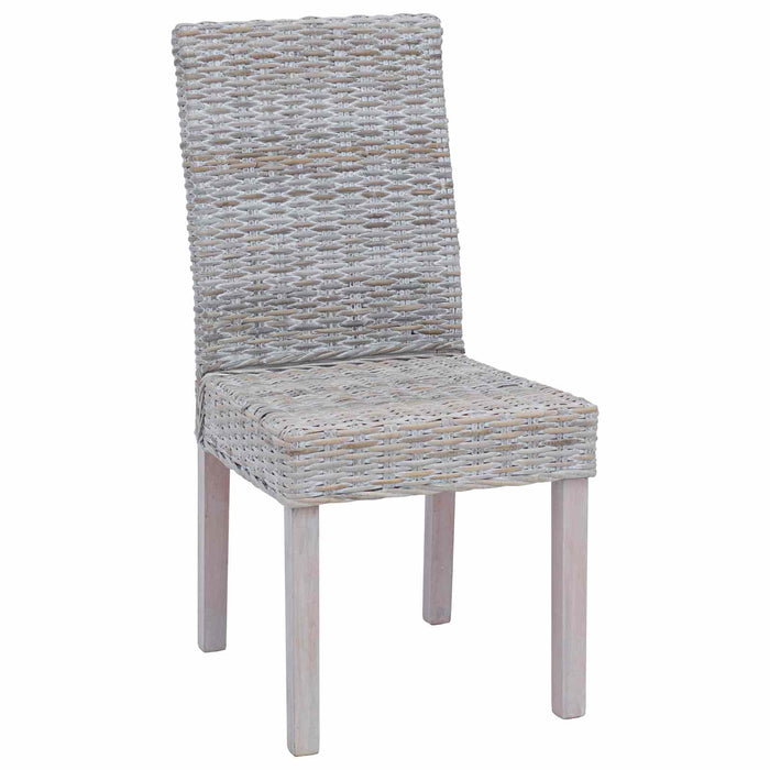 Scaun de sufragerie 2 pcs Alb spălat 45 x 54 x 93 cm - WALTI WALTI