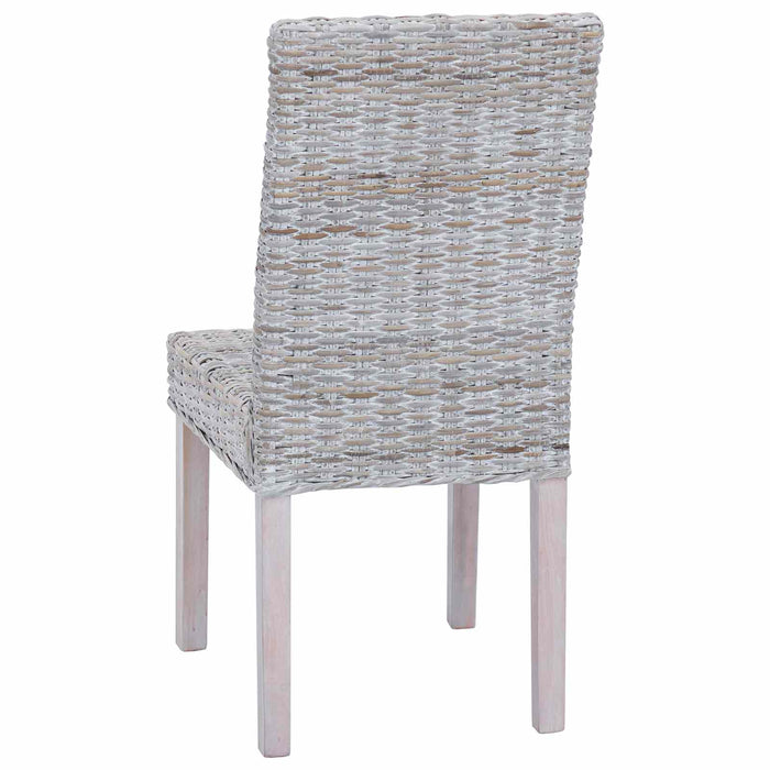 Scaun de sufragerie 2 pcs Alb spălat 45 x 54 x 93 cm - WALTI WALTI