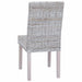 Scaun de sufragerie 2 pcs Alb spălat 45 x 54 x 93 cm - WALTI WALTI