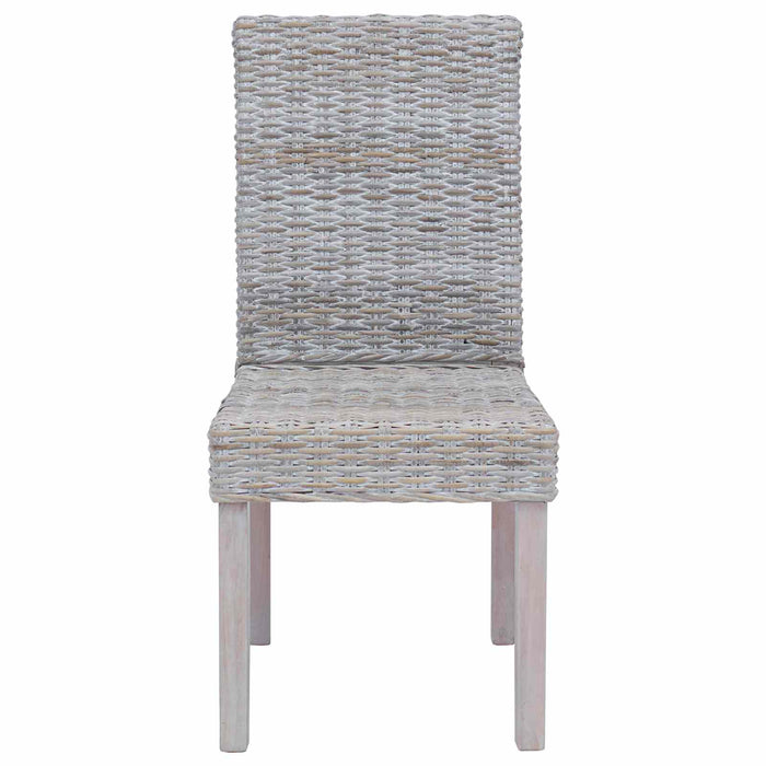 Scaun de sufragerie 2 pcs Alb spălat 45 x 54 x 93 cm - WALTI WALTI