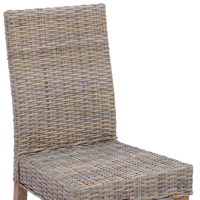 Scaun de sufragerie 2 pcs Gri Kubu 45 x 54 x 93 cm - WALTI WALTI