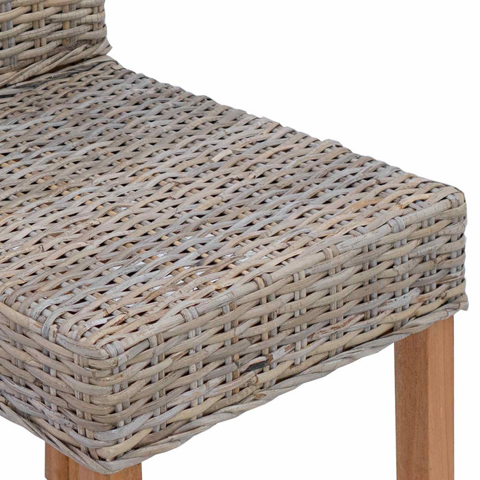 Scaun de sufragerie 2 pcs Gri Kubu 45 x 54 x 93 cm - WALTI WALTI