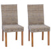 Scaun de sufragerie 2 pcs Gri Kubu 45 x 54 x 93 cm - WALTI WALTI