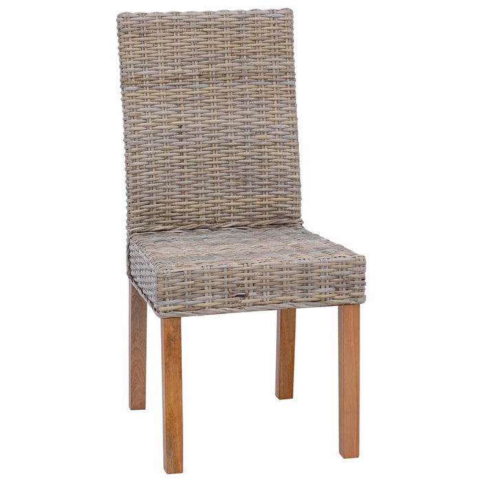 Scaun de sufragerie 2 pcs Gri Kubu 45 x 54 x 93 cm - WALTI WALTI