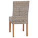 Scaun de sufragerie 2 pcs Gri Kubu 45 x 54 x 93 cm - WALTI WALTI