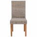 Scaun de sufragerie 2 pcs Gri Kubu 45 x 54 x 93 cm - WALTI WALTI