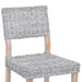 Scaun de sufragerie 2 pcs Alb spălat 46 x 55 x 84 cm Ratan Kubu - WALTI WALTI