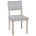 Scaun de sufragerie 2 pcs Alb spălat 46 x 55 x 84 cm Ratan Kubu - WALTI WALTI