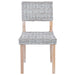 Scaun de sufragerie 2 pcs Alb spălat 46 x 55 x 84 cm Ratan Kubu - WALTI WALTI