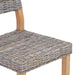 Scaun de sufragerie 2 pcs Gri Kubu 46 x 55 x 84 cm Ratan Kubu - WALTI WALTI