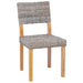 Scaun de sufragerie 2 pcs Gri Kubu 46 x 55 x 84 cm Ratan Kubu - WALTI WALTI