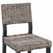 Scaun de sufragerie 2 pcs Negru spălat 46 x 55 x 84 cm - WALTI WALTI