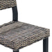Scaun de sufragerie 2 pcs Negru spălat 46 x 55 x 84 cm - WALTI WALTI