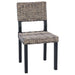 Scaun de sufragerie 2 pcs Negru spălat 46 x 55 x 84 cm - WALTI WALTI