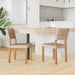 Scaun de sufragerie 2 pcs natural 46 x 55 x 84 cm Ratan Kubu - WALTI WALTI