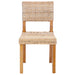 Scaun de sufragerie 2 pcs natural 46 x 55 x 84 cm Ratan Kubu - WALTI WALTI