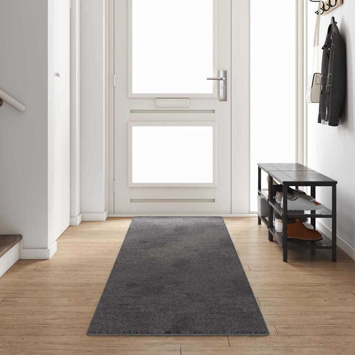 Runner din covor Gri 80 x 400 cm 100% Polipropilenă Tuft - WALTI WALTI