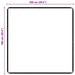 Runner din covor Gri 100 x 100 cm 100% Polipropilenă Tuft - WALTI WALTI