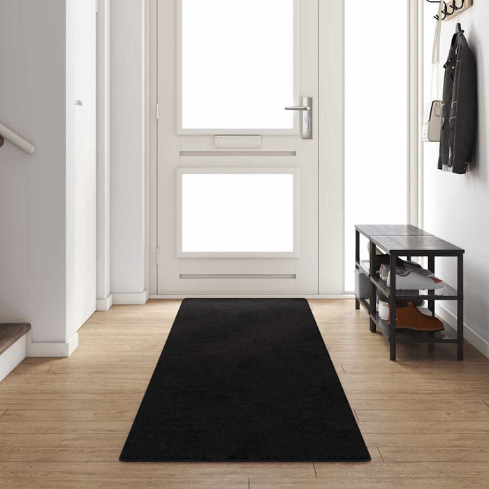 Runner din covor Negru 80 x 400 cm 100% Polipropilenă Tuft - WALTI WALTI