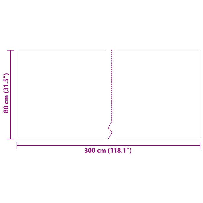 Runner din covor Gri 80 x 300 cm țesătură - WALTI WALTI