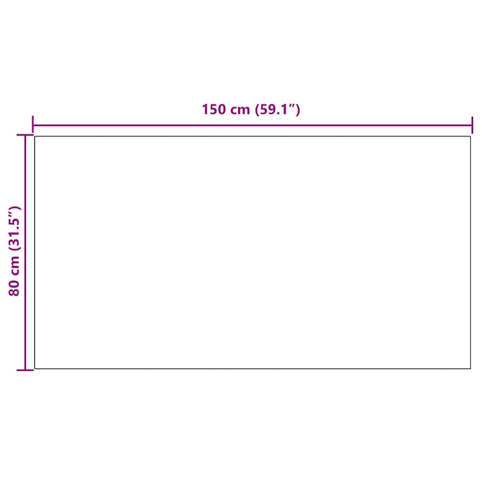 Runner din covor Antracit 80 x 150 cm țesătură WALTI