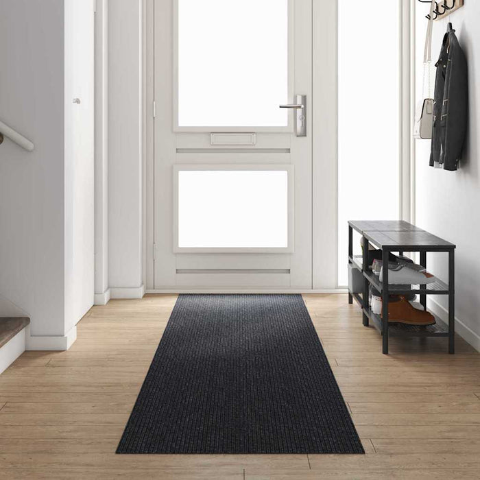 Runner din covor Antracit 80 x 400 cm țesătură - WALTI WALTI