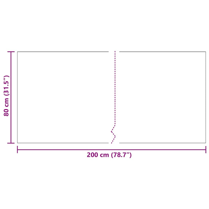 Runner din covor Gri deschis 80 x 200 cm țesătură - WALTI WALTI