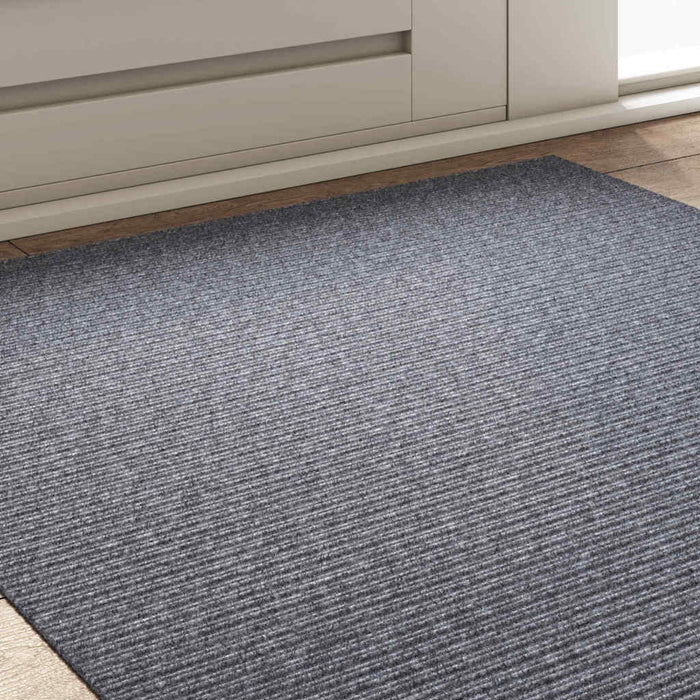Runner din covor Gri deschis 100 x 100 cm țesătură - WALTI WALTI