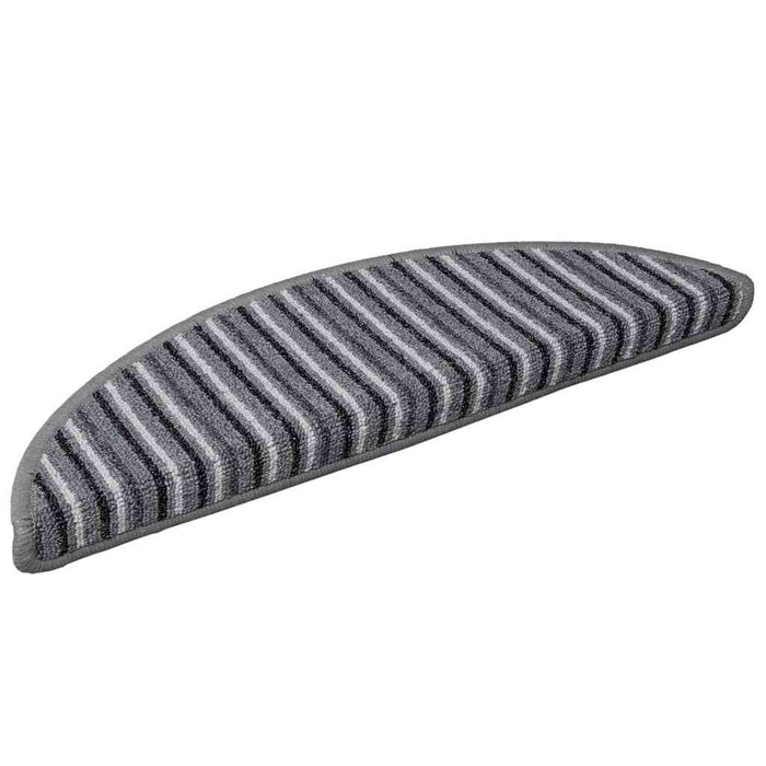 Mochete autocolante pentru scară 15 pcs Gri 56 x 17 x 3 cm WALTI