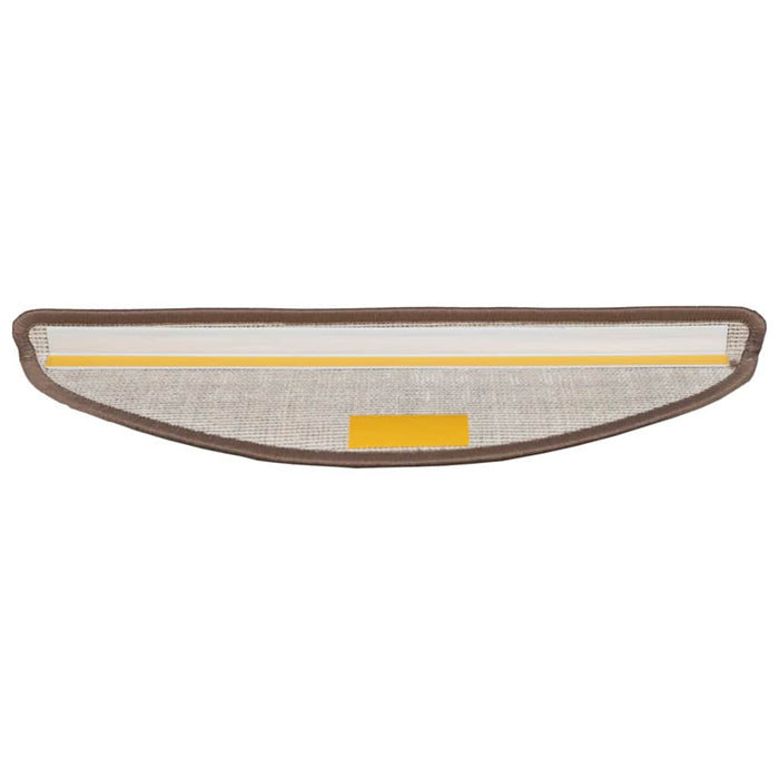 Mochete autocolante pentru scară 15 pcs Maro 56 x 17 x 3 cm WALTI