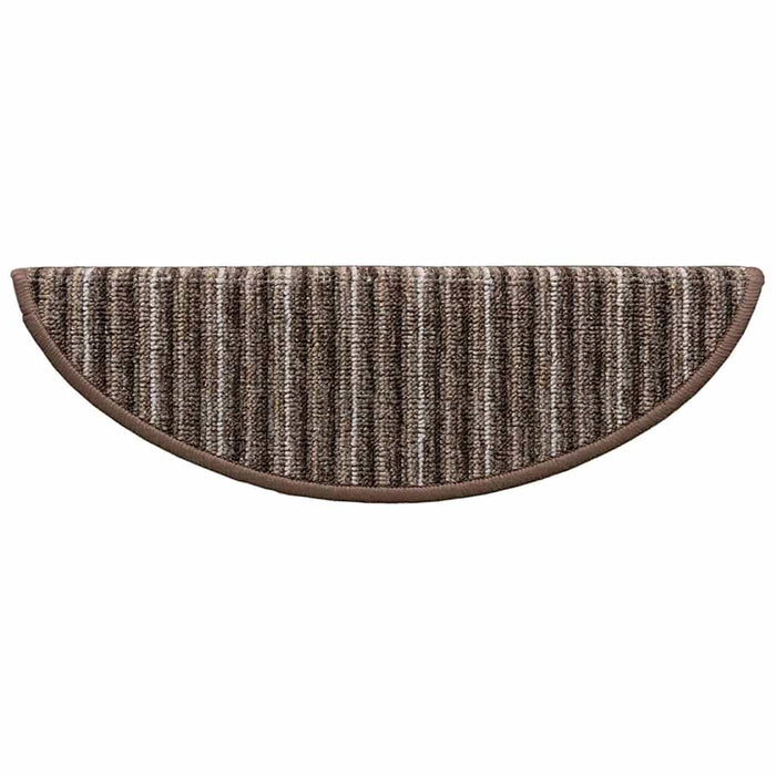 Mochete autocolante pentru scară 15 pcs Maro 56 x 17 x 3 cm WALTI