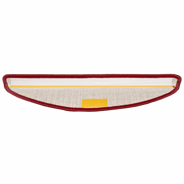 Mochete autocolante pentru scară 15 pcs Roșu 56 x 17 x 3 cm WALTI