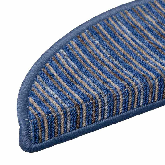 Mochete autocolante pentru scară 15 pcs albastru 56 x 17 x 3 cm WALTI