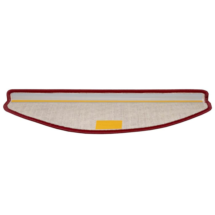 Mochete autocolante pentru scară 15 pcs Roșu 65 x 21 x 4 cm WALTI