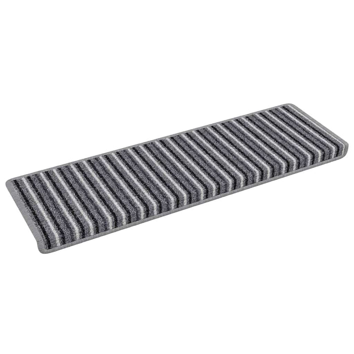 Mochete autocolante pentru scară 15 pcs Gri 65 x 21 x 4 cm WALTI