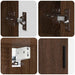 Set de mobilier pentru baie 2 pcs Stejar brun 61 x 35 x 64 cm - WALTI WALTI