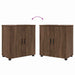 Set de mobilier pentru baie 2 pcs Stejar brun 61 x 35 x 64 cm - WALTI WALTI