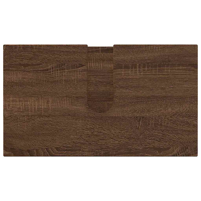 Set de mobilier pentru baie 2 pcs Stejar brun 61 x 35 x 64 cm - WALTI WALTI